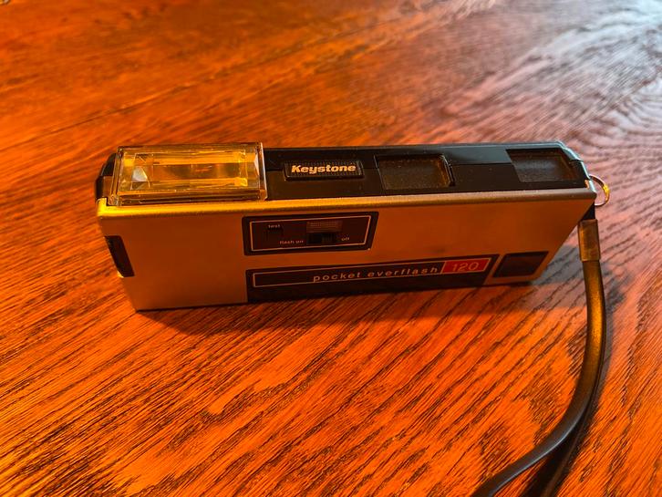 Keystone Pocket Everflash 120 Camera, Audio, Tv en Foto, Fotocamera's Analoog, Gebruikt, Compact, Overige Merken, Ophalen of Verzenden