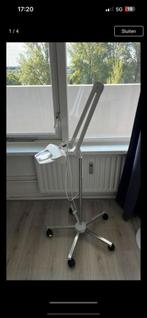 Verstelbare luxo loeplamp met standaard, Huis en Inrichting, Ophalen, Gebruikt, Metaal, 150 tot 200 cm