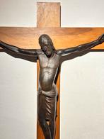 Groot Kruisbeeld van beeldhouwer Gerard Hack - Rutten, Antiek en Kunst, Ophalen of Verzenden