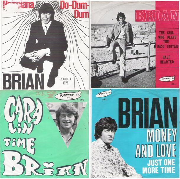 BRIAN - PAKKET!, Cd's en Dvd's, Vinyl Singles, Zo goed als nieuw, Single, Pop, 7 inch, Ophalen of Verzenden