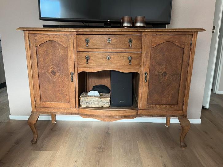 Mooie Queen Ann kast! 60,-!!!, Huis en Inrichting, Kasten | Dressoirs, Gebruikt, 100 tot 150 cm, 25 tot 50 cm, Met lade(s), Met deur(en)