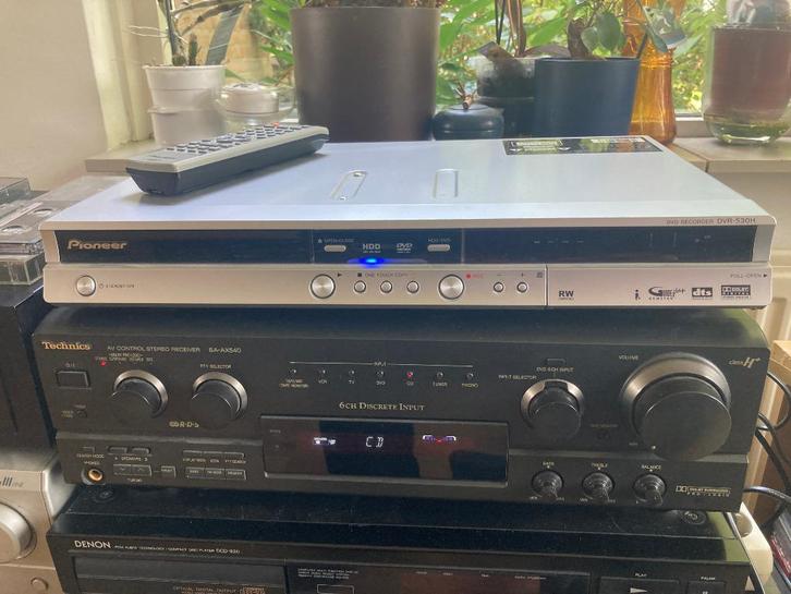 Pioneer DVD Recorder DVR-530 H met afstandsbediening, Audio, Tv en Foto, Decoders en Harddiskrecorders, Gebruikt, Harddiskrecorder