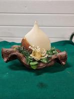 decoratie schaal met kaars, Ophalen of Verzenden, 'T Olde Gre-j, Info@toldegrej.nl, Endepoelstraat 20f Didam