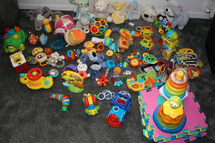 Grote Partij Babyspeelgoed, Kinderen en Baby's, Speelgoed | Babyspeelgoed, Gebruikt, Overige typen, Met licht, Met geluid, Ophalen of Verzenden
