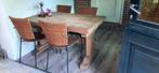 Kloostertafel 1.38 x 83, Ophalen, Gebruikt, Hardhout
