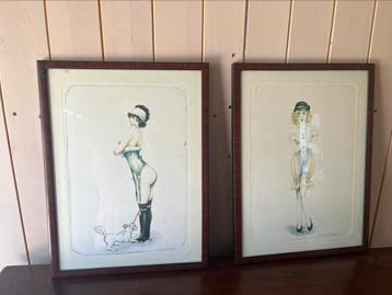 Pin up tekeningen Robbe beschikbaar voor biedingen