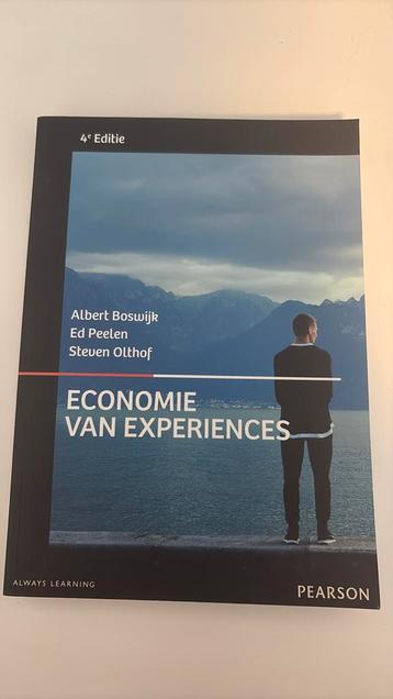 Economie van experiences beschikbaar voor biedingen