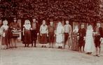 Hoogblokland Klederdrachtenshow  verstuurd naar Streefkerk, Gelopen, Zuid-Holland, Voor 1920, Verzenden