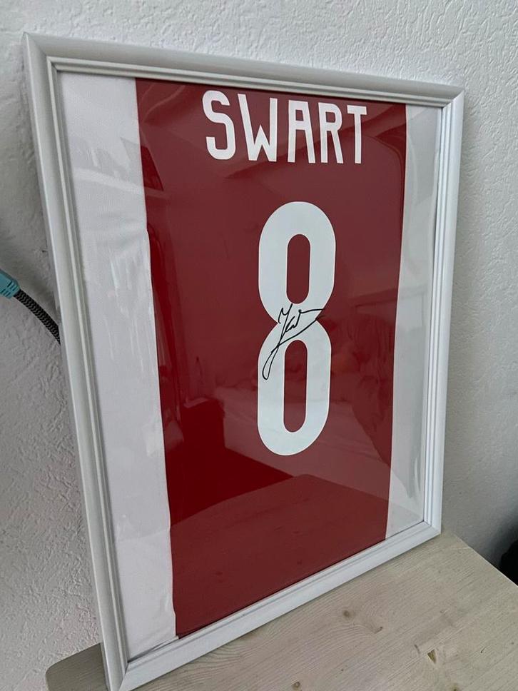 Sjaak Swart Ajax Shirt met Handtekening, Verzamelen, Sportartikelen en Voetbal, Zo goed als nieuw, Shirt, Ajax, Ophalen of Verzenden