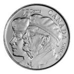 Canada - 25 cent 2005 - Veteran - Circulated!, Verzenden, Noord-Amerika, Losse munt