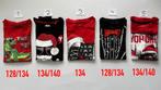 Kerst Longsleeve shirts feestelijk - maat: 128/134/140, Kinderen en Baby's, Kinderkleding | Maat 128, Ophalen of Verzenden, Zo goed als nieuw