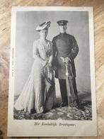 Het Koninklijke bruidspaar Wilhelmina Hendrik 1901, Ophalen of Verzenden, Zo goed als nieuw, Kaart, Foto of Prent