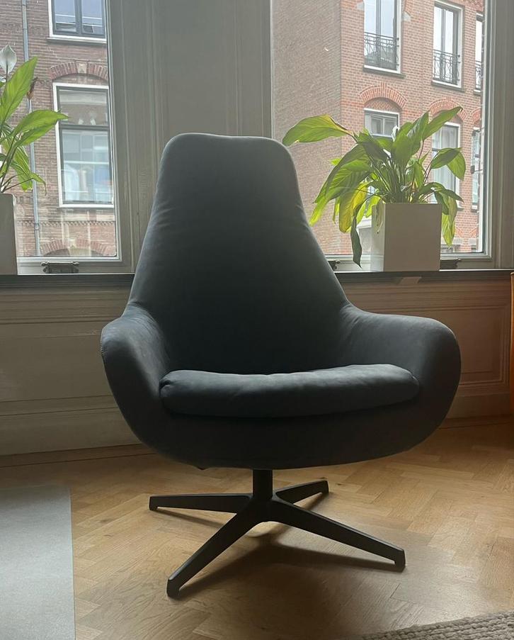 Pode Sparkle Two Fauteuil - Draaibaar, Huis en Inrichting, Fauteuils, Zo goed als nieuw, Stof, 75 tot 100 cm, Ophalen