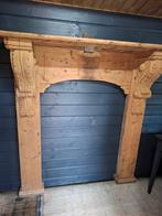 Grote grenen oude schouw, Ophalen, Gebruikt, Vrijstaande haard, Houthaard