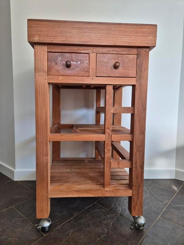 Keukentrolley met lades en wielen, Huis en Inrichting, Keuken | Keukenelementen, Gebruikt, Minder dan 100 cm, 50 tot 100 cm, 50 tot 75 cm