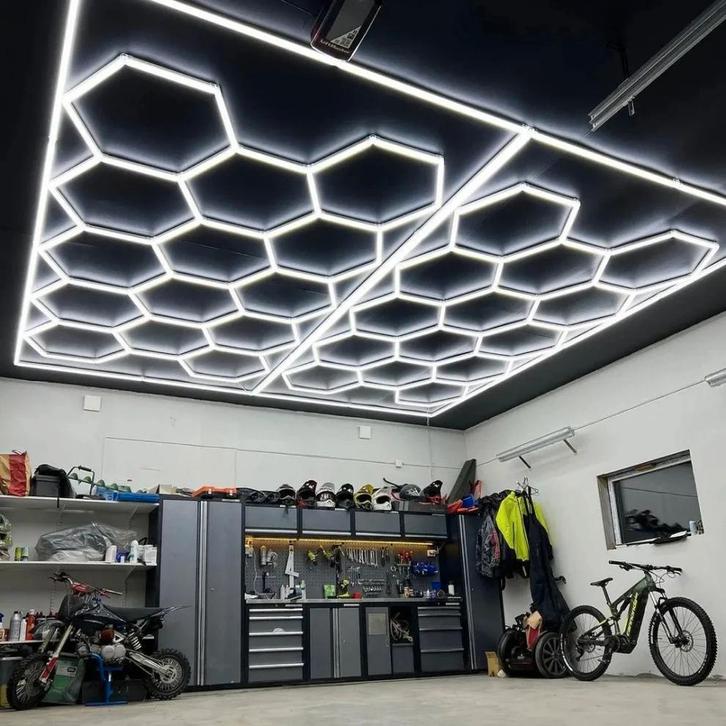Hexagon verlichting, Huis en Inrichting, Lampen | Plafondlampen, Nieuw, Kunststof, Ophalen of Verzenden