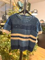 Handgebreide trui maat 40/42, Kleding | Dames, Truien en Vesten, Blauw, Maat 42/44 (L), Ophalen of Verzenden, Zo goed als nieuw