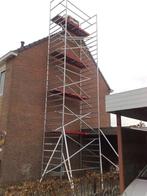 Te huur steiger werkhoogte 10 meter, Doe-het-zelf en Verbouw, Steigers, Ophalen of Verzenden, Gebruikt, Rolsteiger of Kamersteiger