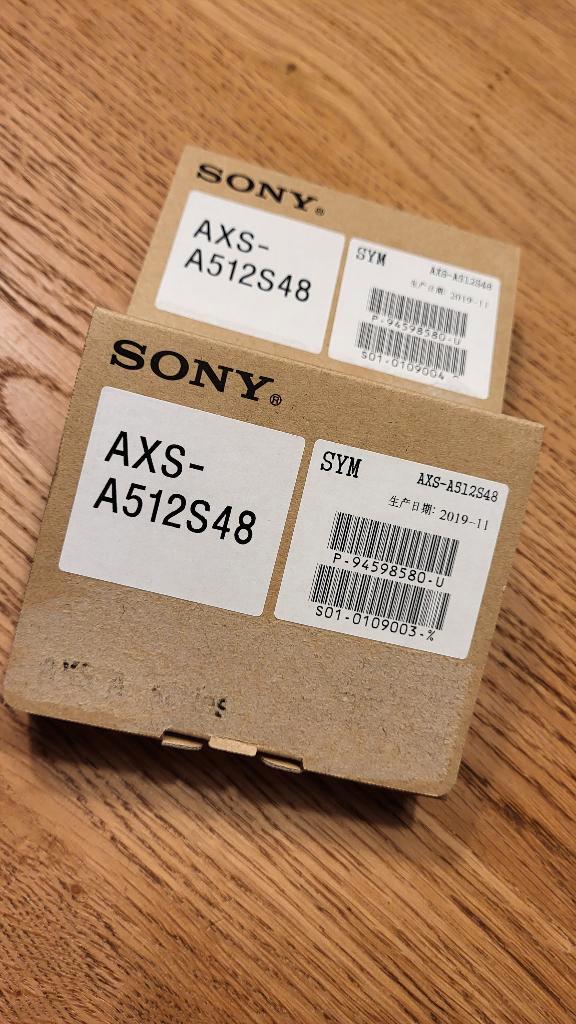 Sony AXS-A512S45, Audio, Tv en Foto, Fotografie | Geheugenkaarten, Nieuw, Memory stick, 512 GB, Overige, Ophalen of Verzenden