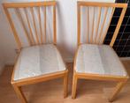 2 houten vintage stoeltjes, Ophalen, Hout, Gebruikt, Twee