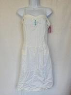 Mooie witte jurk met blauwe stippen mt S merk Ruby Rox, ., Wit, Ophalen of Verzenden, Zo goed als nieuw