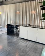 Tochtwerend beige satijn verduisterende gordijnen op maat, Z, 200 cm of meer, Beige, Nieuw