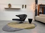 Nieuwstaat Leolux Parabolica Fauteuil zwart leer Stoel