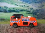 1:86 AEC Snorkel brandweer Matchbox MotorCity 560 PlaySet'93, Ophalen of Verzenden, Gebruikt, Auto