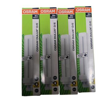 4x Osram Dulux D/E 26 watt 1800 lumen PL beschikbaar voor biedingen