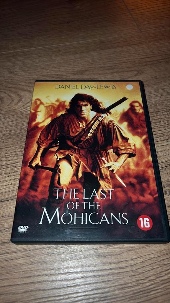 Last of the Mohicans met Daniel Day-Lewis van Michael Mann., Cd's en Dvd's, Dvd's | Avontuur, Zo goed als nieuw, Vanaf 16 jaar