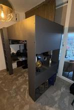 Gaming bureau met hoogslaper bed, Huis en Inrichting, Slaapkamer | Stapelbedden en Hoogslapers, Eenpersoons, Ophalen of Verzenden