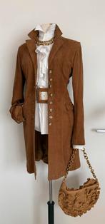 Scapa maat 40 Camel suéde lange blazer jas, Ophalen of Verzenden