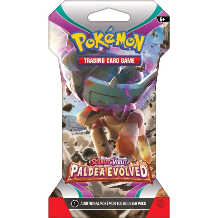 Pokémon Scarlet & Violet Paldea Evolved Sleeved Booster Pack, Hobby en Vrije tijd, Verzamelkaartspellen | Pokémon, Nieuw, Booster