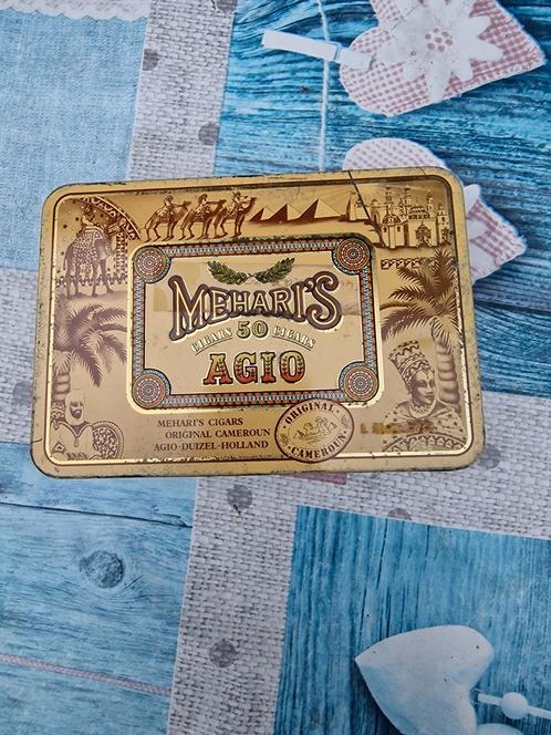 Vintage Mehari's Agio Sigarenblik, Antiek en Kunst, Antiek | Overige Antiek, Ophalen of Verzenden