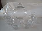 Vintage bowlset van kristal, Antiek en Kunst, Antiek | Glas en Kristal, Ophalen
