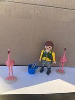 Playmobil flamingo’s en verzorger, Ophalen of Verzenden, Gebruikt