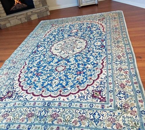 Perzisch tapijt handgeknoopt Nain Ooster vloerkleed klassiek, Huis en Inrichting, Stoffering | Tapijten en Kleden, Gebruikt, 200 cm of meer