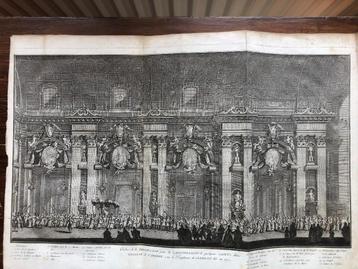 Ordre de la Procession pour la canonization Clement XI 1722 beschikbaar voor biedingen