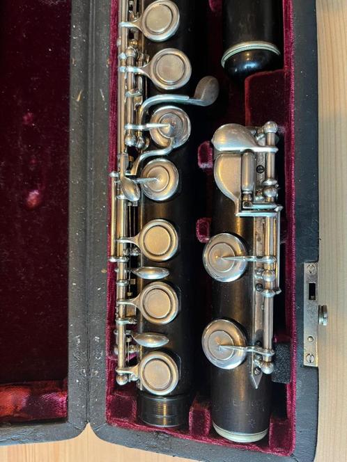 Professionele houten dwarsfluit, Muziek en Instrumenten, Blaasinstrumenten | Dwarsfluiten en Piccolo's, Gebruikt, Dwarsfluit, Met koffer of tas