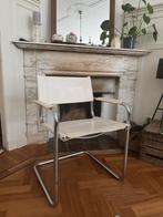 Witte Cesca stoel - Marcel Breuer stijl, Huis en Inrichting, Stoelen, Ophalen, Wit, Zo goed als nieuw, Metaal
