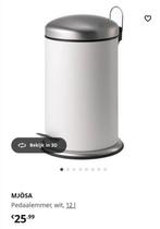 ikea Mjosa pedaalemmers, 2 stuks, Ophalen, Gebruikt, Met pedaal, Metaal