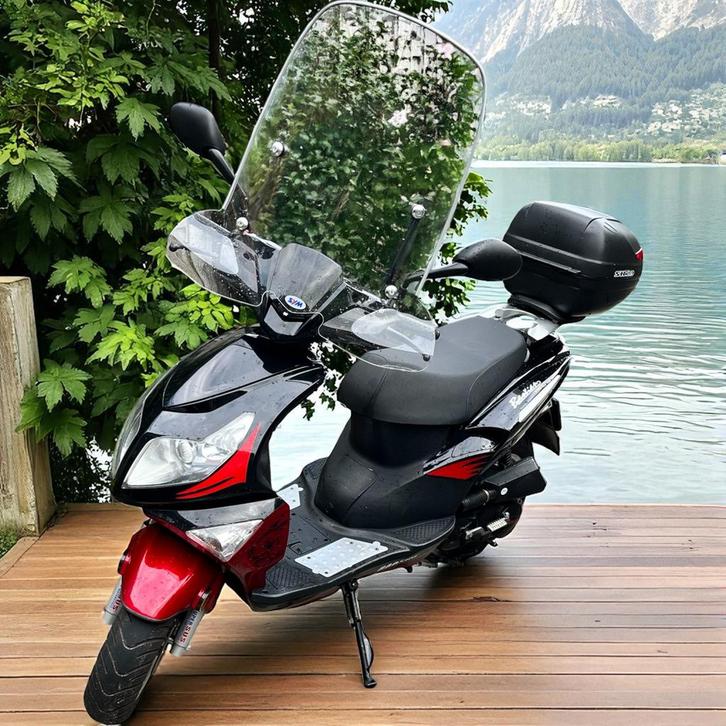 Baotian Rocky49 scooter (45/50 km), Fietsen en Brommers, Scooters | Piaggio, Gebruikt, Overige modellen, Maximaal 45 km/u, Benzine