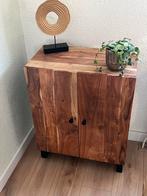 Acaciahouten Dressoir / kast - 2 Deuren - nieuw!, Huis en Inrichting, Kasten | Buffetkasten, Nieuw, Minder dan 100 cm, 25 tot 50 cm