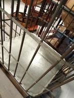 Vintage industriële bakkers kar metaal salontafel etc., Antiek en Kunst, Curiosa en Brocante, Ophalen