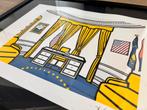 PRIJS VERLAAGD Roy Lichtenstein - Oval Office (Lithograaf), Ophalen of Verzenden
