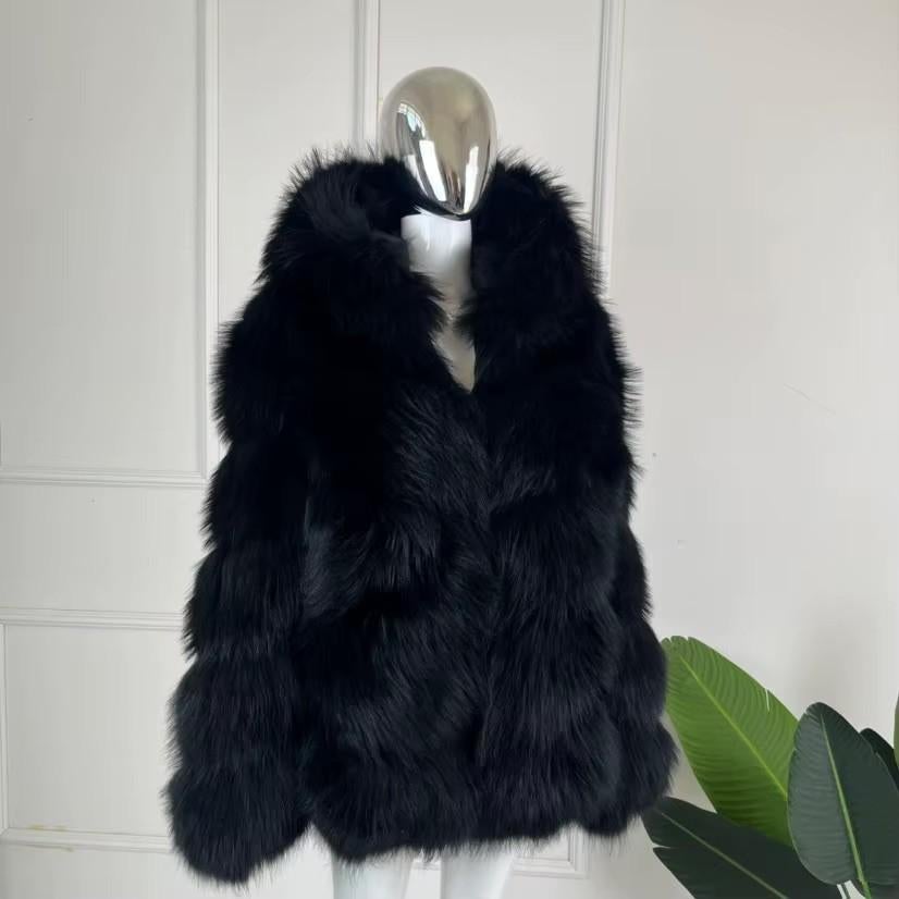 Zwarte wasbeer bontjas Maat M/L – NIEUW – vol & luxe, Kleding | Dames, Jassen | Winter, Nieuw, Maat 38/40 (M), Zwart, Verzenden