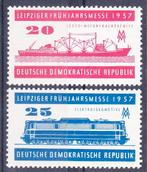 ddr 1957 pf mi 559 - 560 treinen schepen, Verzenden, Postfris, Treinen