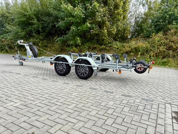 Riba BVT 2100kg Boottrailer Kanteltrailer. Tandemas Trailer beschikbaar voor biedingen