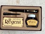 Vintage vulpen Regent Senator, complete set, nieuw in doos, Verzamelen, Pennenverzamelingen, Overige merken, Nieuw, Met doosje