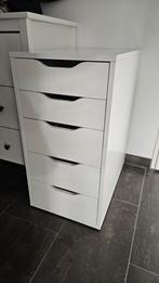 Ikea Alex ladeblok ladekast, Huis en Inrichting, Kasten | Ladekasten, Ophalen, Minder dan 50 cm, 5 laden of meer, Zo goed als nieuw